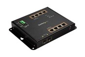Kytkimet - StarTech.com 8-portin PoE+ Gigabit Ethernet-kytkin ja 2 SFP-yhteyttä - hallittu - seinäkiinnitys etupaneelilla. - IES101GP2SFW