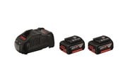 Akut ja laturit - Bosch Professional Aloituspaketti 2 x GBA 18V 5.0Ah + GAL 1880 CV - 1600A00B8J