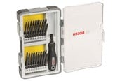 Poranterät & Ruuvauskärjet - Bosch 37-os. ruuvimeisselisarja ja kahva PH1-2-3; PZ1-2-3; SL5-6; TH8-11-15-20-25-27-30-40; TQ6-8-10; HEX2-2,5-3-4-5-6; TW 1-2-3-4; SP 4-6-8-10; R1-2-3 - 2607017320