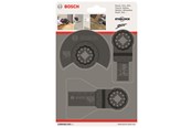 Monitoimityökalut - Bosch 3-osainen yleispuusarja HCS-segmenttisahanterä Wood (1x); HCS-upotussahanterä Wood (1x); BIM-upotussahanterä Wood and Metal (1x) - 2608662343