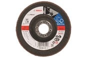 Kulmahiomakoneet - Bosch Tasoliuskalaikka X571, Best for Metal Ø= 125 mm; K= 60, taivutettu - 2608606923