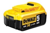 Akut ja laturit - Dewalt 18v xr 5.0ah battery - DCB184-XJ