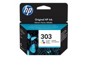Mustepatruunat, värikasetit ja lisävarusteet - HP 303 / T6N01AE - Kolmivärinen muste (syaani, magenta, keltainen) - T6N01AE