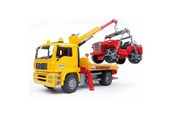 Leluautot - Bruder MAN TGA Breakdown-truck with cross Maa Ajoneuvot - 02750