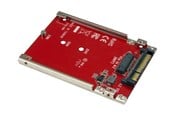 Kovalevyt - lisätarvikkeet - StarTech.com Aja M.2 U.2 (SFF-8639) isäntäsovitin M.2 PCIe NVMe SSD-asemille - liitäntäsovitin - M.2-kortti - U.2 - U2M2E125