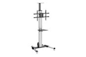 Seinäkiinnitys, AV-kiinnikkeet & AV-kalusteet - StarTech.com TV Cart - For 32" to 70" TVs - One-Touch Height Adjustment - vogn med hjul - Max 30 kg - recommended for 70" - STNDMTV70