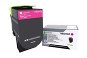 Mustepatruunat, värikasetit ja lisävarusteet - Lexmark 71B0H30 / X417 High Kapasiteetti Magenta Toner - 71B0H30