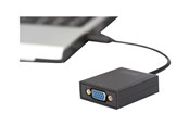 Näyttökaapeli - DIGITUS USB 3.0 to VGA Adapter ekstern videoadapter - sort - DA-70840