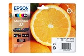 Mustepatruunat, värikasetit ja lisävarusteet - Epson 33 Multipack - 5 pakker - sort gul cyan magenta foto-sort - original - blækpatron - C13T33374021