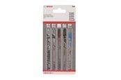 Työkalut - Bosch 5-os. pistosahanteräsarja Allrounder T 144 D; T 101 B; T 102 H; T 113 A; T 121 AF - 2608667856