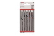 Työkalut - Bosch 5-os. pistosahanteräsarja Wood and Plastics T 101 AO; T 101 B; T 101 D; T 102 H; T 102 D - 2608667858