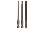 Poranterät & Ruuvauskärjet - Bosch 3-os. ruuvauskärkisarja Torx-koloruuveille (T) T20; T25; T30; 89 mm - 2609255972