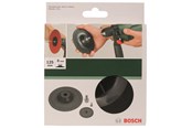 Kulmahiomakoneet - Bosch Hiomalautanen porakoneille, 125 mm, kiinnitysjärjestelmä Ø 125 mm; puristuskiinnitys - 2609256281