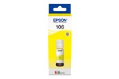 Mustepatruunat, värikasetit ja lisävarusteet - Epson 106 - Original Keltainen Ink - C13T00R440