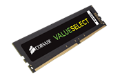 RAM - Corsair Value Select DDR4-2666 - 8GB - CL18 - Single Channel (1 pcs) - Musta - CMV8GX4M1A2666C18