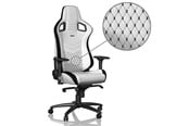 Pelituoli - noblechairs EPIC Series - White / Black Pelituoli - Valkoinen - PU Nahka - Jopa 120 kg - NBL-PU-WHT-001