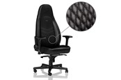 Pelituoli - noblechairs ICON Sarja Real Leather - Musta Pelituoli - Musta - Nahka - Jopa 150 kg - NBL-ICN-RL-BLA
