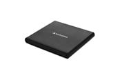 Optiset asemat (DVD / BR / Floppy) - Verbatim Slimline - DVD±RW (±R DL) / DVD-RAM-asema - USB 2.0 - ulkoinen - DVD-RW (Poltin) - USB 2.0 - Musta - 98938