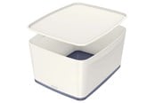 Arkistointi & Säilytys - Leitz MyBox L säilytyslaatikko kannella Valkoinen - 52161001