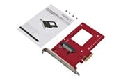 Kovalevyt - lisätarvikkeet - StarTech.com U.2 PCIe-sovitin 2,5 tuuman U.2 NVMe SSD:lle - SFF-8639 - x4 PCI Express 3.0 - liitäntäsovitin - Ultra M.2-kortti - PCIe 3.0 x4 - PEX4SFF8639