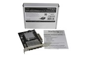 Verkkokortit (verkkosovittimet, tulostuspalvelimet jne.) - StarTech.com Neljän portin SFP+ palvelimen verkkokortti - PCI Express - Intel XL710 siru - verkkosovitin - PEX10GSFP4I