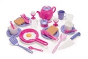 Leikkikeittiöt ja tarvikkeet - Dantoy MY LITTLE P. BREAKFAST SET IN BOX 30 PCS. - 4465