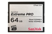 Muistikortti - SANDISK Extreme Pro CFast 2.0 - 525MB/s - 64GB - SDCFSP-064G-G46D