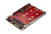 Ohjainkortit - StarTech.com Dual-Slot M.2 -asema SATA-sovittimelle 2,5 tuuman asemapaikkaan - RAID - tallennusohjain (RAID) - M.2-kortti - SATA 6 Gb/s - S322M225R