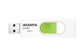 USB-tikku - A-Data UV320 - Valkoinen - 128GB - USB-tikku - AUV320-128G-RWHGN