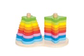 Puulelut - Hape Pino torni sateenkaari - 5620