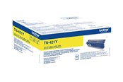 Mustepatruunat, värikasetit ja lisävarusteet - Brother TN421Y / TN 421Y Yellow Toner - TN421Y