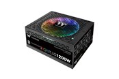 Virtalähde - Thermaltake KovaVirta iRGB PLUS TPI-1200DH3FCP Virtalähde - 1200 Watt - 140 mm - ATX - 80 Plus Titaani sertifioitu - PS-TPI-1200F2FDPE-1