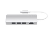 Telakointiasemat - Satechi Aluminum Multi-Port Adapter V2 Dock - Hopea - ST-TCMA2S