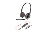Kuulokkeet - HP Musta lankakuuloke, jossa on USB-C-liitäntä - 8X229A6