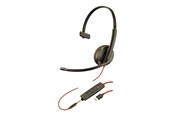 Kuulokkeet - Poly Musta lankakuuloke, jossa on USB-C-liitäntä - 209750-101