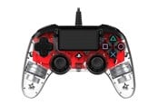 Pelit - lisävarusteet - NACON Wired Illuminated Compact Controller Red - Wired Controller - Sony PlayStation 4 - 3499550360837