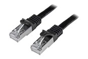 Verkkokaapelit - StarTech.com 3m Musta Cat6 / Cat 6 Shielded (SFTP) Patch Cable 3 m - patchkabel - 3 m - sort - N6SPAT3MBK