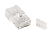 Verkkokaapelit - StarTech.com Cat 6 RJ45 Modular Plug for Solid Wire - Läpinäkyvä - Läpinäkyvä - CRJ45C6SOL50