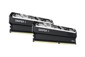 RAM - G.Skill Sniper X DDR4-3000 - 16GB - CL16 - Dual Channel (2 pcs) - Intel XMP - Musta - F4-3000C16D-16GSXWB