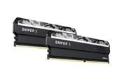 RAM - G.Skill Sniper X DDR4-2400 - 16GB - CL17 - Dual Channel (2 pcs) - Intel XMP - Musta - F4-2400C17D-16GSXW