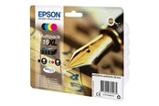 Mustepatruunat, värikasetit ja lisävarusteet - Epson 16XL Multipack - 4 pakker - XL - sort gul cyan magenta - Original - blækpatron - C13T16364022
