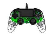 Pelit - lisävarusteet - NACON Wired Illuminated Compact Controller Vihreä - Wired Controller - Sony PlayStation 4 - 3499550360868