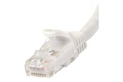 Verkkokaapelit - StarTech.com 0.5m Valkoinen Cat6 / Cat 6 Snagless Ethernet Patch Cable 0.5 m - netværkskabel - 50 cm - hvid - Valkoinen - 0.5m - N6PATC50CMWH