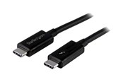 FireWire / ThunderBolt-kaapelit ja adapterit - StarTech.com Thunderbolt 3 (20Gbps) USB C Cable - Musta - 2m - TBLT3MM2M