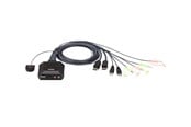 KVM-kytkimet - ATEN CS22DP 2P USB DP cable KVM Switch - CS22DP-AT