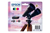 Mustepatruunat, värikasetit ja lisävarusteet - Epson 502 Multipack - 4 pakker - sort gul cyan magenta - Original - blækpatron - C13T02V64020