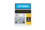 Paperit, valokuvapaperit ja tarrat - DYMO Rhino kutisteputket, 19 mm x 1,5 m, musta painatus valkoiselle - 18057