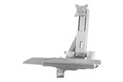 Näytön kiinnitys - StarTech.com Wall Mounted Sit Stand Desk - Height Adjustable - 24" Monitor - WALLSTS1