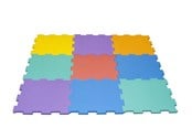 Vauva- ja taaperolelut - Happy Baby Puzzle-lattiamatot 9 kpl - 502085
