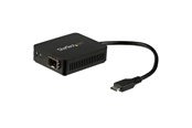 Verkkokortit (verkkosovittimet, tulostuspalvelimet jne.) - StarTech.com US1GC30SFP USB-C to Fiber Optic Converter - Open SFP - US1GC30SFP